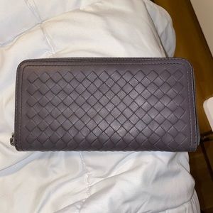 Bottega Veneta zip around wallet